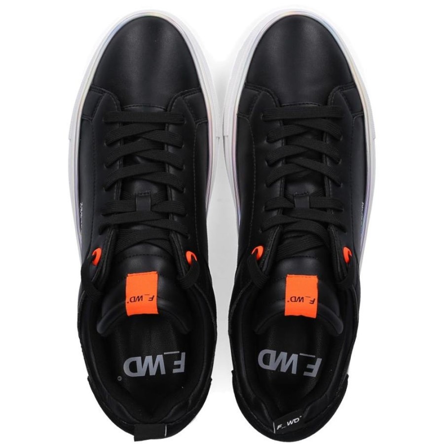 Damen F_WD Sneaker | Sneaker Low Xp1_Shem X Eco Nappaleder Logo Schwarz