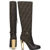 Damen FENDI Stiefel | Stiefel 8W8440 Textil