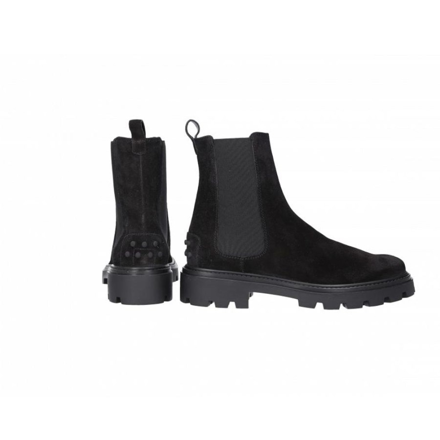 Damen Tod's Stiefeletten | Chelsea Boots W08J0Veloursleder