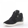 Damen Giuseppe Zanotti Sneaker | Sneaker Veloursleder Schmuckstein Zierreisverschluss Schwarz