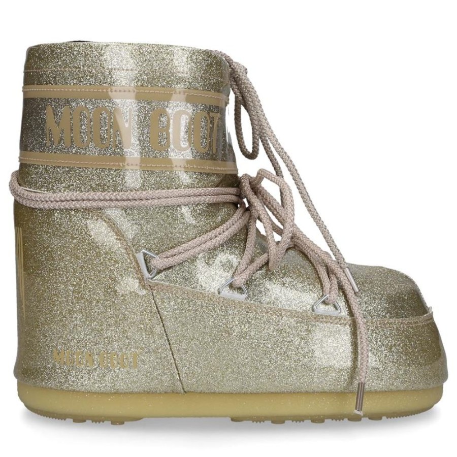 Damen MOON BOOT Stiefeletten | Snowboots Icon Low Glitter Pvc