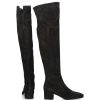 Damen Gianvito Rossi Stiefel | Stiefel Rolling Mid Boot Veloursleder