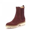 Damen Unützer Stiefeletten | Stiefeletten Lochmuster Bordeaux