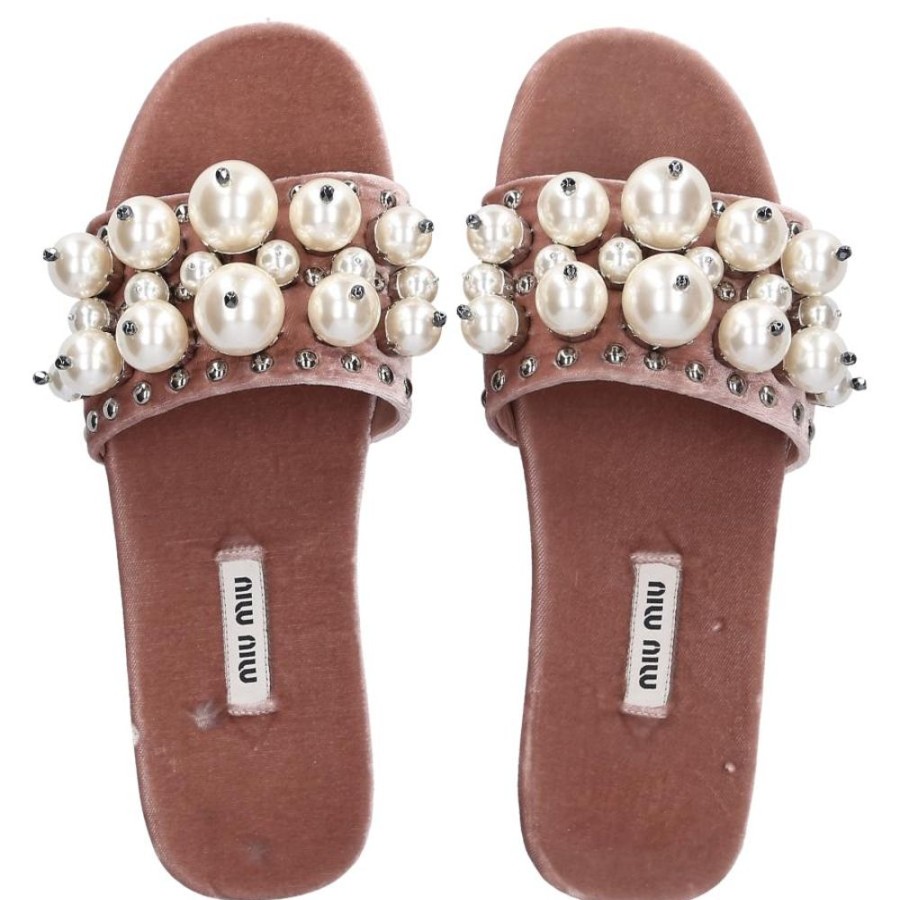 Damen Miu Miu Sandalen | Sandalen Samt