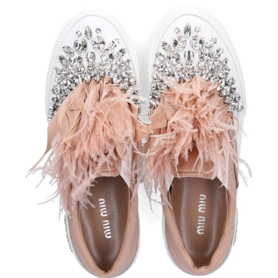 Damen Miu Miu Sneaker | Slip Ons Satin