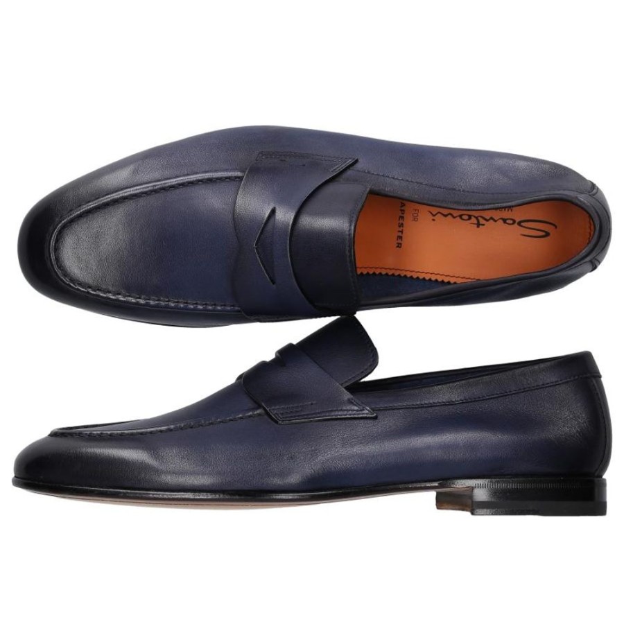 Herren Santoni Loafer | Loafer 17511 Kalbsleder