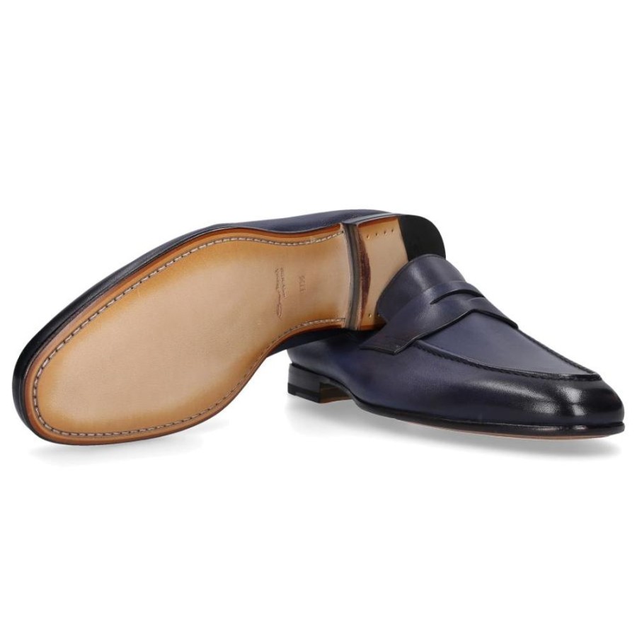 Herren Santoni Loafer | Loafer 17511 Kalbsleder