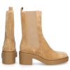 Damen Santoni Stiefeletten | Chelsea Boots 59783 Veloursleder