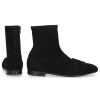 Damen Truman's Stiefeletten | Stiefeletten Schwarz 9819 Nubukleder