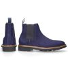 Herren Budapester Stiefel | Chelsea Boots 14196 Veloursleder