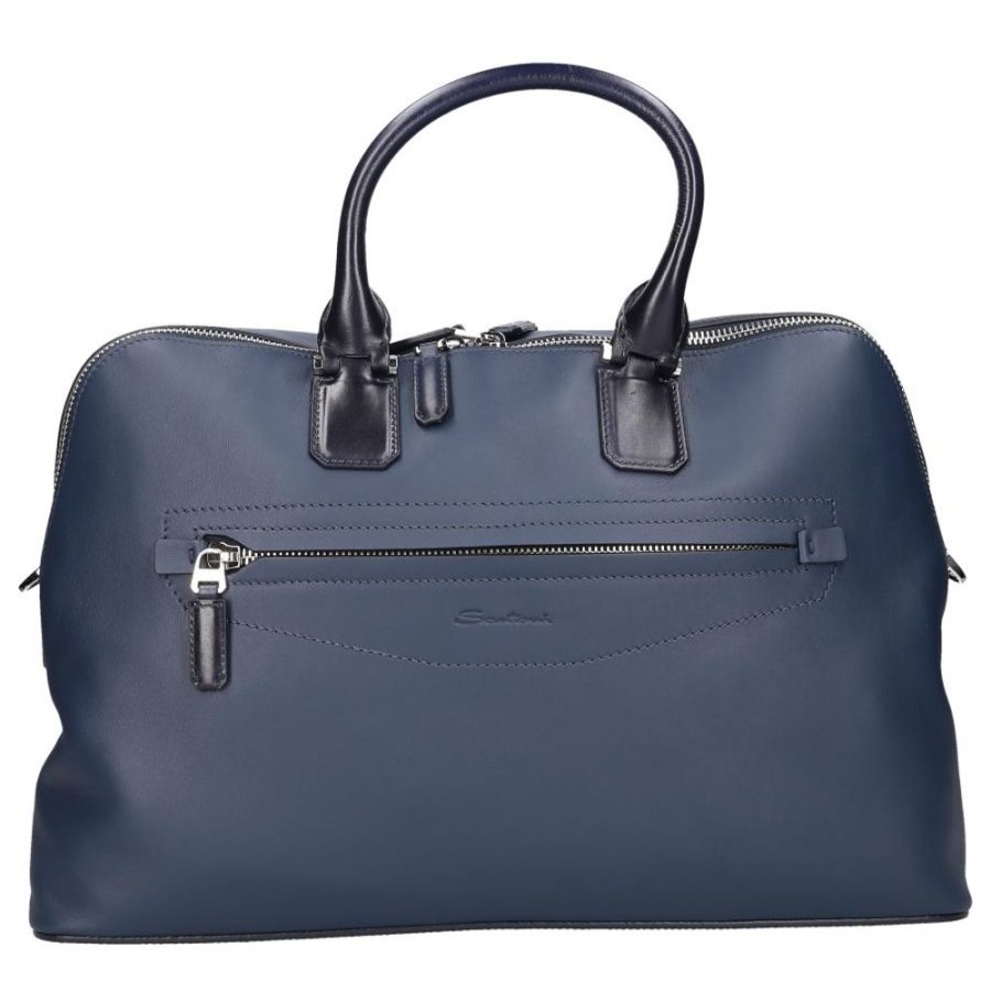 Herren Santoni | Laptoptasche Uibba Kalbsleder