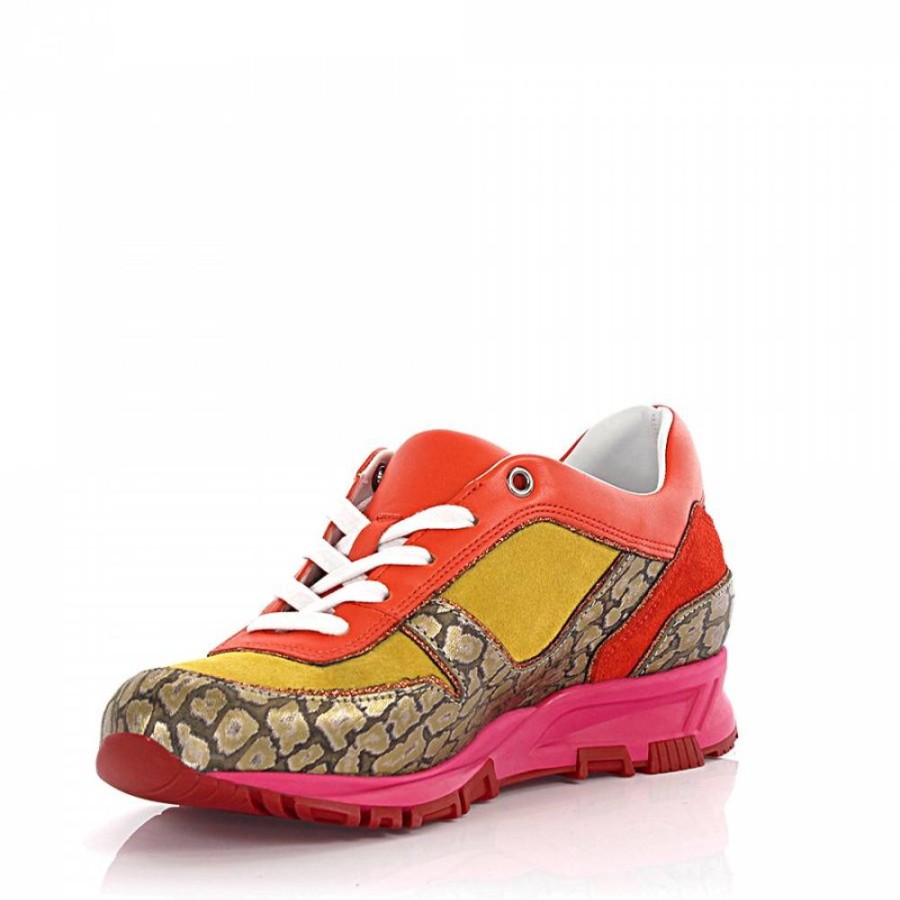 Damen Lanvin Sneaker | Running Sneaker Velourleder Leder Pink