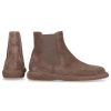 Damen Truman's Stiefeletten | Chelsea Boots 9619 Veloursleder