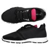 Damen Dsquared2 Sneaker | Dsquared2 Sneaker Marte Run Hightech-Jersey Schwarz Pink Veloursleder Schwarz