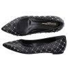 Damen Gianvito Rossi Ballerinas | Ballerinas Gn2012 Nappaleder Nieten Schwarz