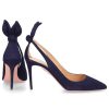 Damen Aquazzura Pumps | Pumps Bow Tie 85 Veloursleder